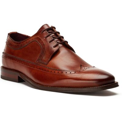 Base London Havisham Leren Heren Tan Derby Schoenen 42 Base London Havisham Leren Heren Tan Derby Schoenen 42