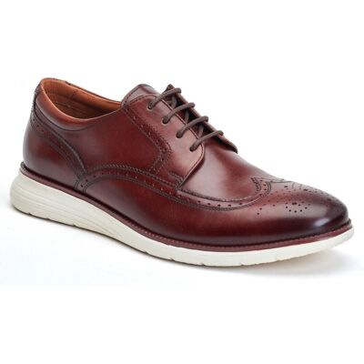 Base London Flight Leren Heren Bruine Brogues Schoenen 46 Base London Flight Leren Heren Bruine Brogues Schoenen 46