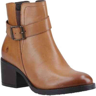 Hush Puppies Hensley Leren Tan Enkellaarzen Met Hoge Hak Voor Dames 40.5 Hush Puppies Hensley Leren Tan Enkellaarzen Met Hoge Hak Voor Dames 40.5