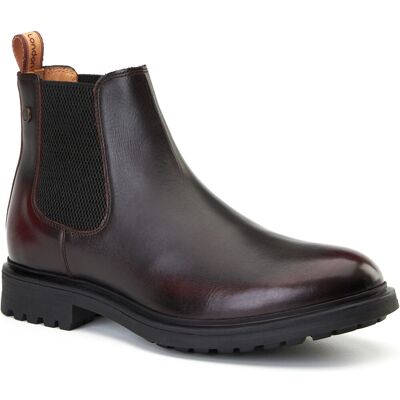 Base London Roebuck Leren Heren Bordo Boots 39 Base London Roebuck Leren Heren Bordo Boots 39