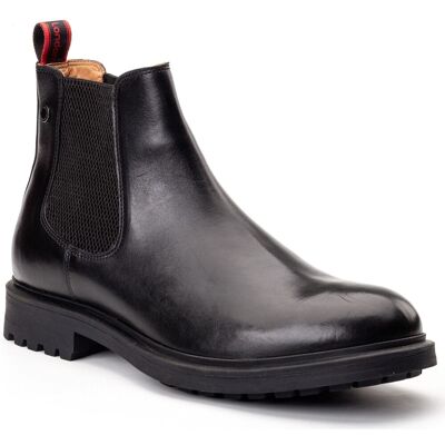 Base London Roebuck Leren Heren Zwarte Laarzen 46 Base London Roebuck Leren Heren Zwarte Laarzen 46