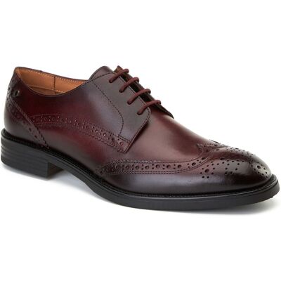 Base London Pocket Leren Herenschoenen Bordo Brogues 39 Base London Pocket Leren Herenschoenen Bordo Brogues 39