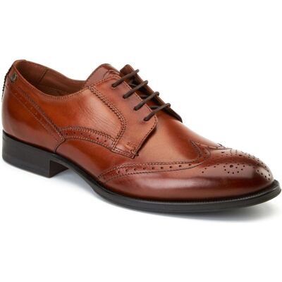 Base London Bell Leren Herenbrandschoenen In Verbrande Tan Kleur 43 Base London Bell Leren Herenbrandschoenen In Verbrande Tan Kleur 43