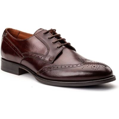 Base London Bell Leren Heren Burnt Brown Brogues Schoenen 46 Base London Bell Leren Heren Burnt Brown Brogues Schoenen 46