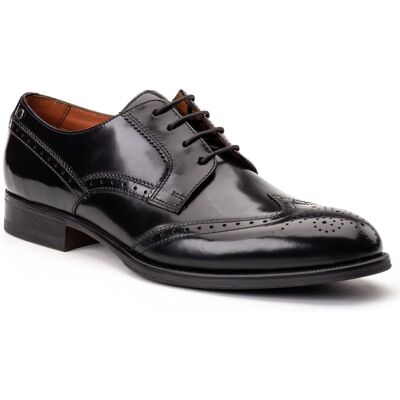 Base London Bell Heren Zwart Lederen Brogues Schoenen 43 Base London Bell Heren Zwart Lederen Brogues Schoenen 43