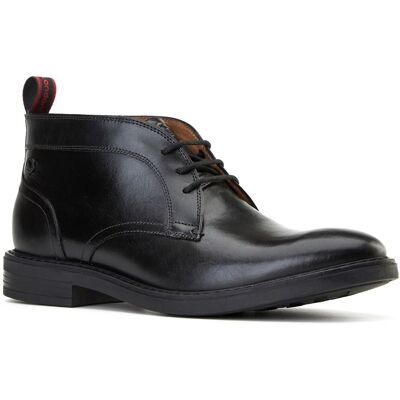 Base London Lincoln Leren Zwarte Enkellaarzen Voor Heren 46 Base London Lincoln Leren Zwarte Enkellaarzen Voor Heren 46