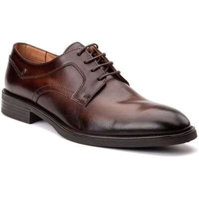 Base London Mouw Leer Heren Bruine Veterschoenen 39 Base London Mouw Leer Heren Bruine Veterschoenen 39