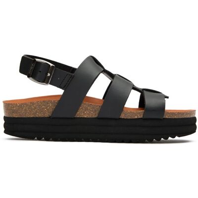V.gan Vegan Vijg Enkelband Sandalen met Voetbed 37 V.gan Vegan Vijg Enkelband Sandalen met Voetbed 37