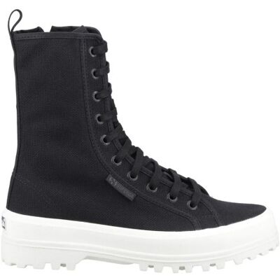 Superga Dames 2641 Alpina Hoge Enkellaarsjes (Zwart) 37 Superga Dames 2641 Alpina Hoge Enkellaarsjes (Zwart) 37