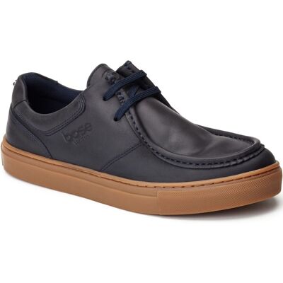 Base London Dalston Leren Herenschoenen Moccasins Navy 40.5 Base London Dalston Leren Herenschoenen Moccasins Navy 40.5