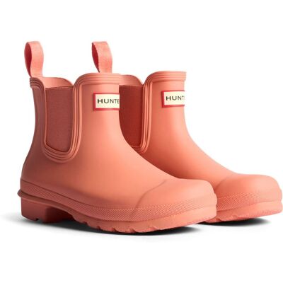 Hunter Original Chelsea Rubber Dames Terracotta Wellingtonlaarzen 37 Hunter Original Chelsea Rubber Dames Terracotta Wellingtonlaarzen 37