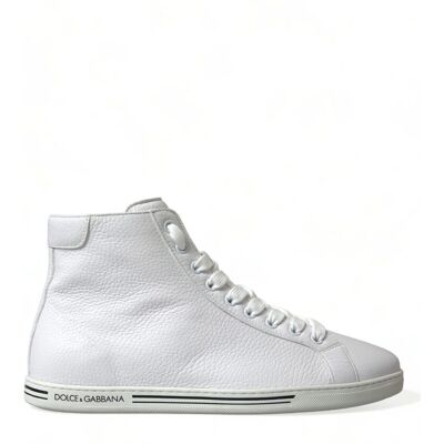 Dolce & Gabbana Leren Hoge Sneakers 40 Dolce & Gabbana Leren Hoge Sneakers 40