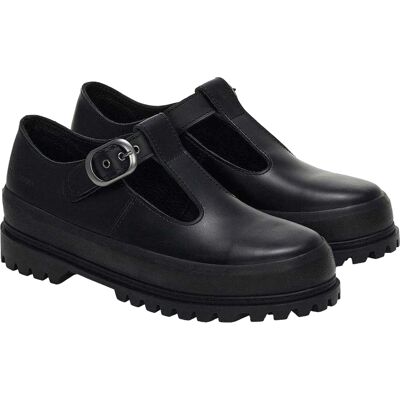 Superga Dames 2541 Box Leer Mary Janes (Zwart) 38.5 Superga Dames 2541 Box Leer Mary Janes (Zwart) 38.5