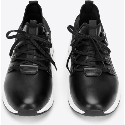 Wittchen Heren Leren en Stoffen Zwarte Sneakers 39 Wittchen Heren Leren en Stoffen Zwarte Sneakers 39