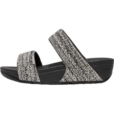 FitFlop Fit Flop Dames/Dames Lulu Shimmer Weave Sliders (Zwart) 36 FitFlop Fit Flop Dames/Dames Lulu Shimmer Weave Sliders (Zwart) 36
