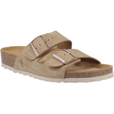 Hush Puppies Brixley Mule Suède Dames Taupe Standaard Sandalen 37 Hush Puppies Brixley Mule Suède Dames Taupe Standaard Sandalen 37