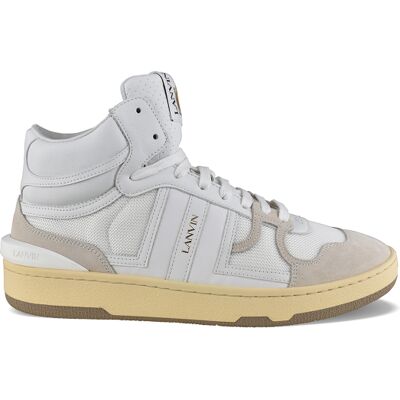 Lanvin Clay hoge sneakers Wit 40 Lanvin Clay hoge sneakers Wit 40