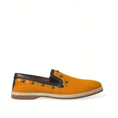Dolce & Gabbana Casual Studded Slipon Espadrille 44.5 Dolce & Gabbana Casual Studded Slipon Espadrille 44.5
