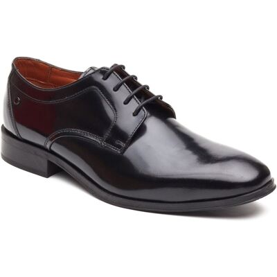 Base London Dome Veterschoenen Leer Heren Hoogglans Zwarte Veterschoenen 39 Base London Dome Veterschoenen Leer Heren Hoogglans Zwarte Veterschoenen 39