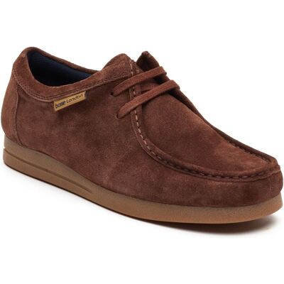 Base London Koko Veterschoenen van Leer voor Mannen in Bruin Mokassins 47.5 Base London Koko Veterschoenen van Leer voor Mannen in Bruin Mokassins 47.5