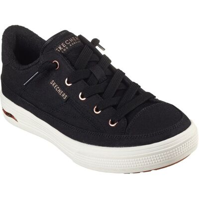 Skechers Arch Fit Arcade - Meet Ya There Textiel Dames Zwarte Sneakers 42 Skechers Arch Fit Arcade - Meet Ya There Textiel Dames Zwarte Sneakers 42