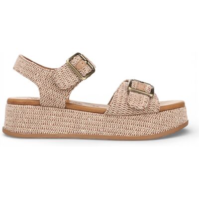 Blowfish Malibu dames beige nepleren platform sandalen - Magisch 40 Blowfish Malibu dames beige nepleren platform sandalen - Magisch 40
