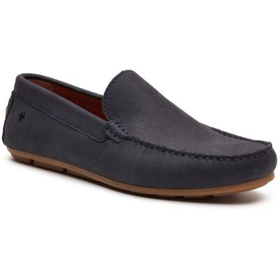Base London Moss Driver Leren Heren Navy Loafers 44.5 Base London Moss Driver Leren Heren Navy Loafers 44.5