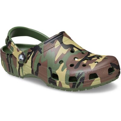 Crocs Classic Camouflage Eva Heren Army Groene Klompen 40.5 Crocs Classic Camouflage Eva Heren Army Groene Klompen 40.5