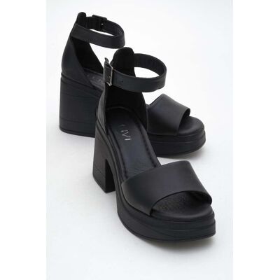 Forever & Always MARGOT Leer Platform Sandaal (Women) 38 Forever & Always MARGOT Leer Platform Sandaal (Women) 38