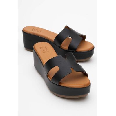 Forever & Always Lia Leer Platform Sandaal (Women) 41 Forever & Always Lia Leer Platform Sandaal (Women) 41