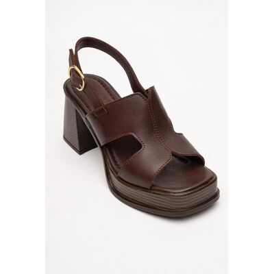 Forever & Always Zennia Leer Platform Sandaal (Women) 39 Forever & Always Zennia Leer Platform Sandaal (Women) 39
