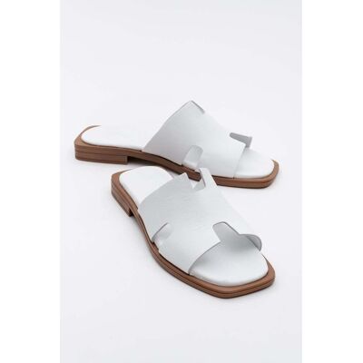 Forever & Always Jez Leer Slide Sandaal (Women) 36 Forever & Always Jez Leer Slide Sandaal (Women) 36