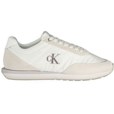 Calvin Klein Witte Gerecycleerde Polyester Sneakers voor Heren 43 Calvin Klein Witte Gerecycleerde Polyester Sneakers voor Heren 43