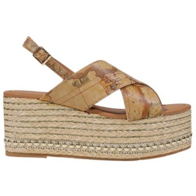 Alviero Martini 1A Classe Alviero Martini Prima Classe Beige Polyethyleen Platform Sandalen 39 Alviero Martini 1A Classe Alviero Martini Prima Classe Beige Polyethyleen Platform Sandalen 39