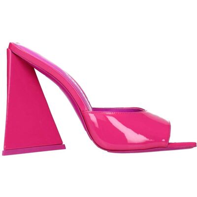 The Attico De Attico Roze Leren Platform Sandalen 37.5 EU The Attico De Attico Roze Leren Platform Sandalen 37.5 EU