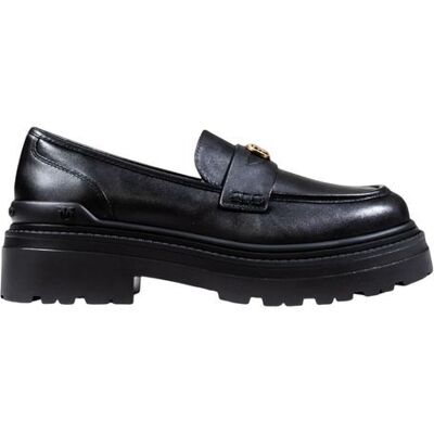 PINKO Zwarte Leren Platform Hakken 41 PINKO Zwarte Leren Platform Hakken 41
