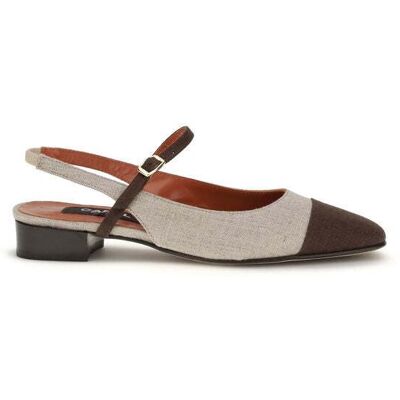 Carel Paris Carel Parijs Beige Katoenen Ballerina's 37 Carel Paris Carel Parijs Beige Katoenen Ballerina's 37
