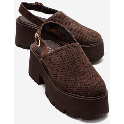 Forever & Always Caldris Leren Platform Sandaal 38 Forever & Always Caldris Leren Platform Sandaal 38
