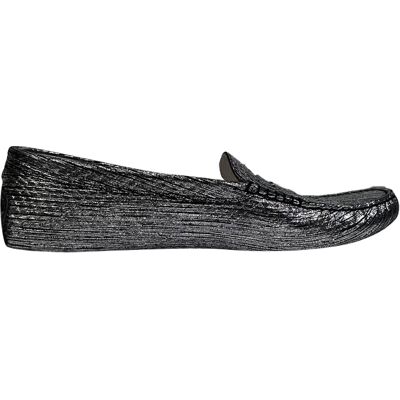 Tod'S Pre-owned Tod's Metallic Accent Instapschoenen in Zilveren Leer 42 Tod'S Pre-owned Tod's Metallic Accent Instapschoenen in Zilveren Leer 42
