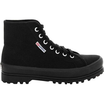 Superga Dames/Dames 2341 Alpina Canvas Hoge Top Schoenen (Zwart) 37 Superga Dames/Dames 2341 Alpina Canvas Hoge Top Schoenen (Zwart) 37