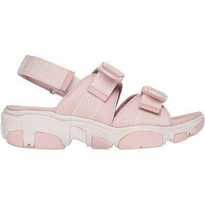 Skechers Dames/Dames Platte Hak Sandalen (Blush) 36 Skechers Dames/Dames Platte Hak Sandalen (Blush) 36