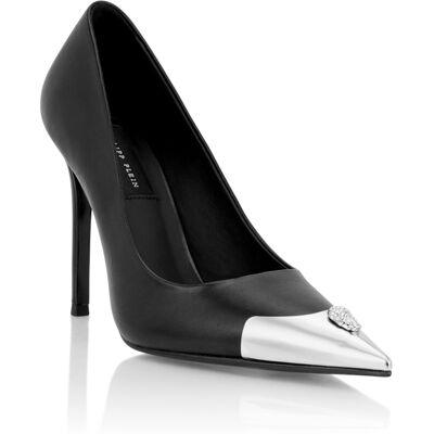 Philipp Plein Nappa Decollete Hi-Heels Pump H105 Skull Toe 40 Philipp Plein Nappa Decollete Hi-Heels Pump H105 Skull Toe 40