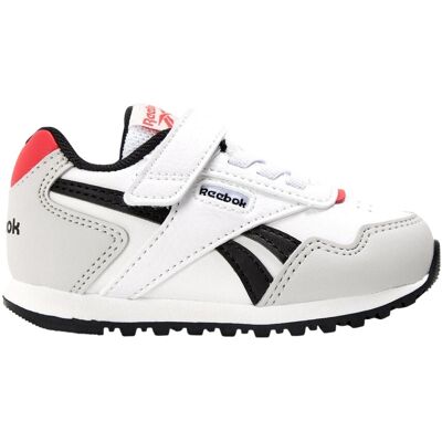 Reebok Jongens Glide Elastische Strap Schoenen (Wit) 23.5 Reebok Jongens Glide Elastische Strap Schoenen (Wit) 23.5
