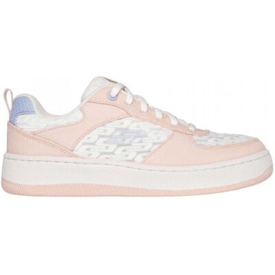 Skechers Dames Sport Court 92 Sneakers (Off White/Roze) 34 Skechers Dames Sport Court 92 Sneakers (Off White/Roze) 34