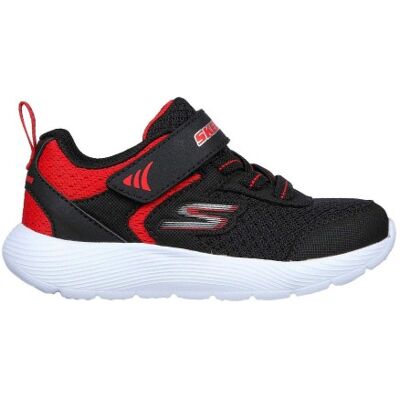 Skechers Kinderen Dyna Lite Lage Sneakers (Zwart/Rood) 23 Skechers Kinderen Dyna Lite Lage Sneakers (Zwart/Rood) 23