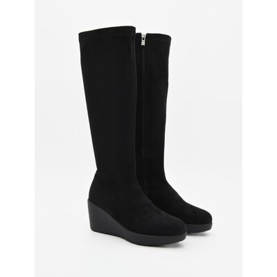 Purapiel Wedge Boot Bro2 Zwart 36 Purapiel Wedge Boot Bro2 Zwart 36