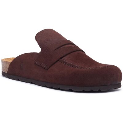 Hush Puppies Briar Gesloten Neus Suède Dames CHOCOLADE Muilen 40.5 Hush Puppies Briar Gesloten Neus Suède Dames CHOCOLADE Muilen 40.5