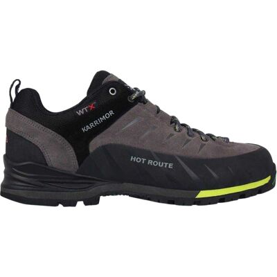 Karrimor Heren Hot Route Suede Wandelschoenen (Houtskool/kalk) 46 Karrimor Heren Hot Route Suede Wandelschoenen (Houtskool/kalk) 46
