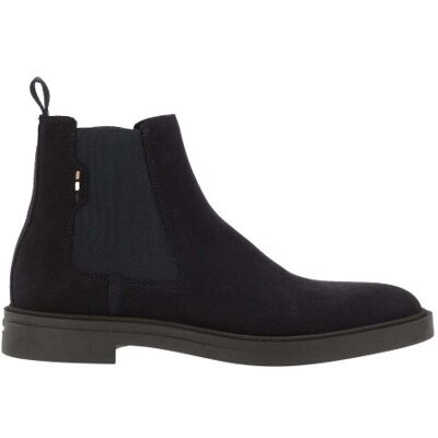 Boss Heren Calev Suede Chelsea Laarzen (Donkerblauw) 39 Boss Heren Calev Suede Chelsea Laarzen (Donkerblauw) 39