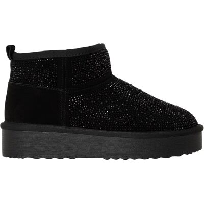 Steve Madden Clydes suède platformlaarzen voor dames (Zwart) 37 Steve Madden Clydes suède platformlaarzen voor dames (Zwart) 37